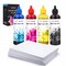 A-SUB Sublimation Bundle - Ink, 8.5x11 Paper & 2 Rolls Heat Tape
